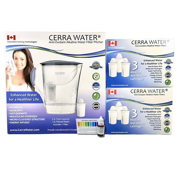 Cerra Water Pitcher Starter Bundle
