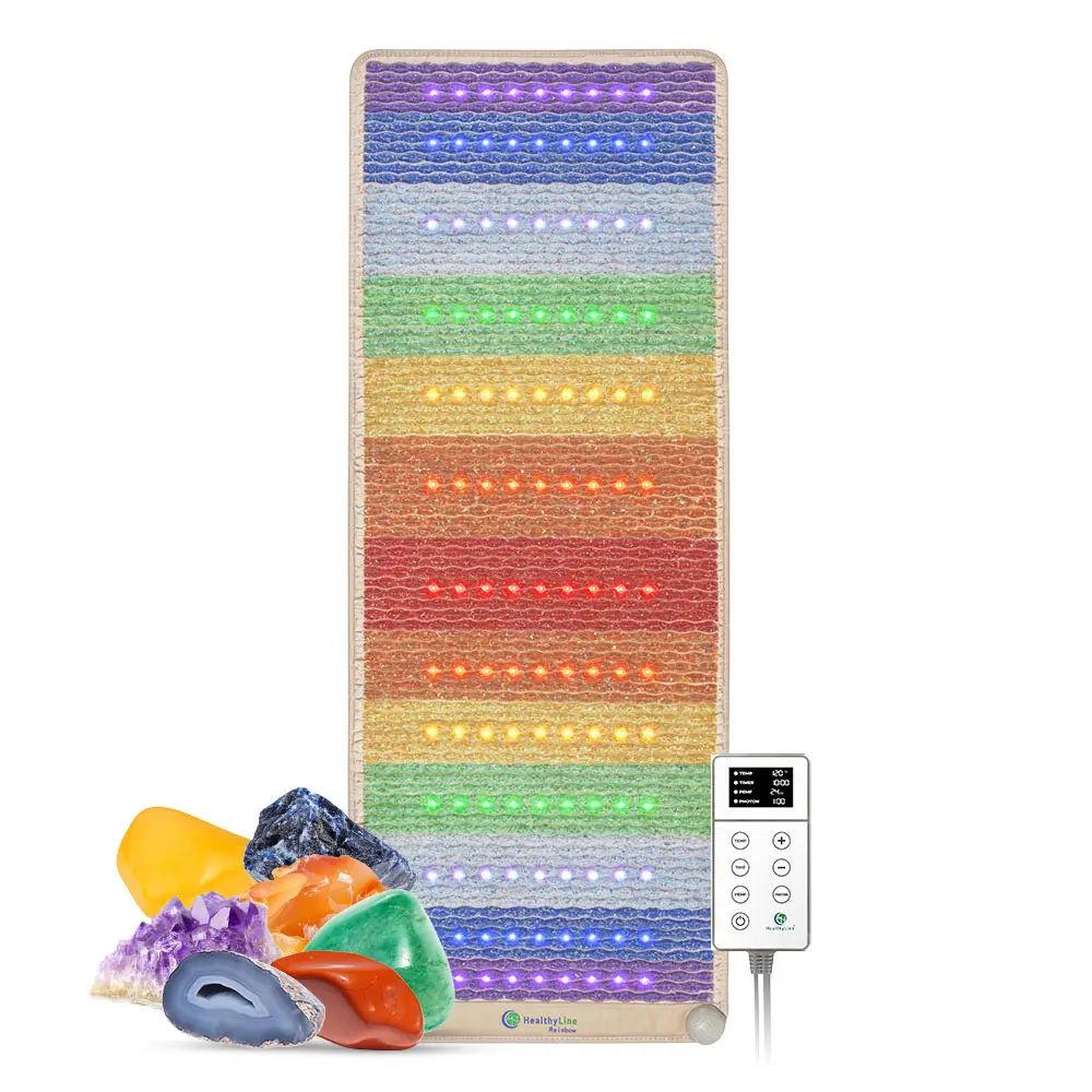 Healthyline Rainbow Chakra Mat 7428 - Infrared, PEMF Mat - Click Image to Close