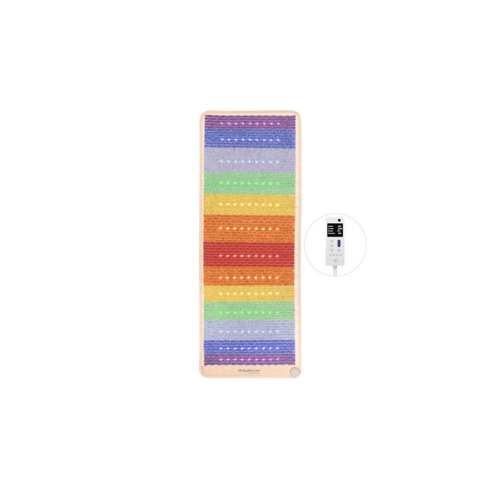 Healthyline Rainbow Chakra Mat 7428 Infrared, PEMF Mat - 4th ed. - Click Image to Close
