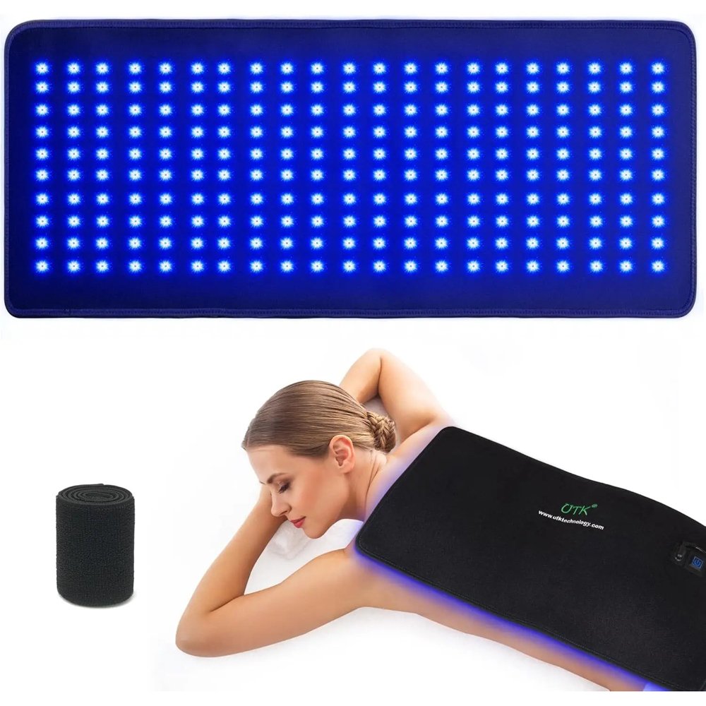 UTK Red Light, Blue Light, Near Infrared Light Therapy Mat 23x11 - Click Image to Close