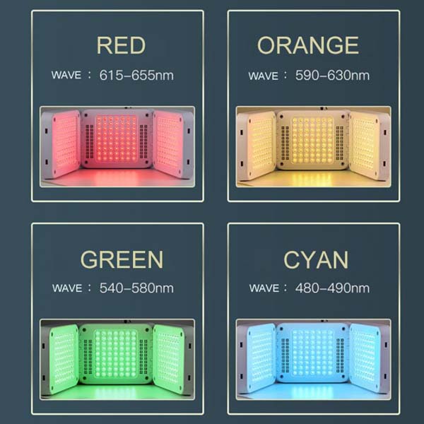 Freyara - 7 Color LED Light Therapy Facial Care Machine 225 LEDs