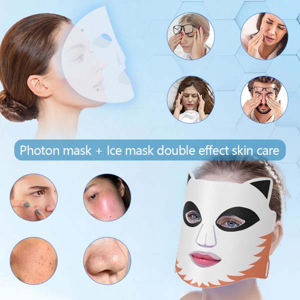 Freyara - 4-Color LED Red Light Therapy & Ice Cooling Mask