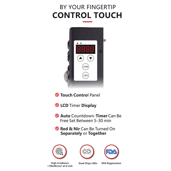 Freyara 260W 20LED + COB Lens Red & Infrared Light Therapy Panel