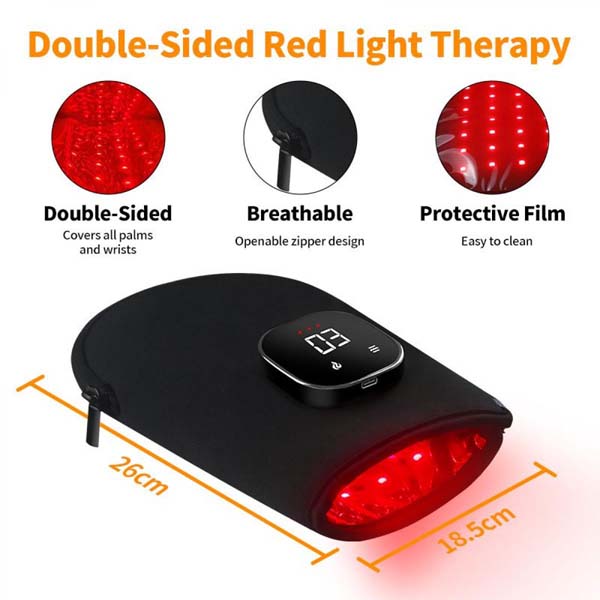 Freyara - 2x Red Light & Infrared Light Therapy Glove 80 LEDs Freyara - 2x Red Light & Infrared Light Therapy Glove 80 LEDs