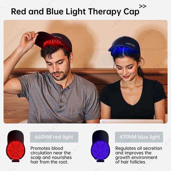 Freyara - Red Light & Blue Light Therapy Cap 258 LEDs Freyara - Red Light & Blue Light Therapy Cap 258 LEDs