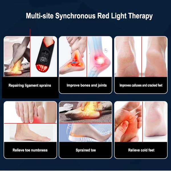 Freyara - Red Light & Infrared Light Therapy Slippers 200LEDs Freyara - Red Light & Infrared Light Therapy Slippers 200LEDs