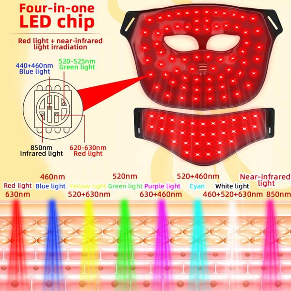 Freyara - 4D Professional 8-Color LED Red Light Therapy Mask Freyara - 4D Professional 8-Color LED Red Light Therapy Mask