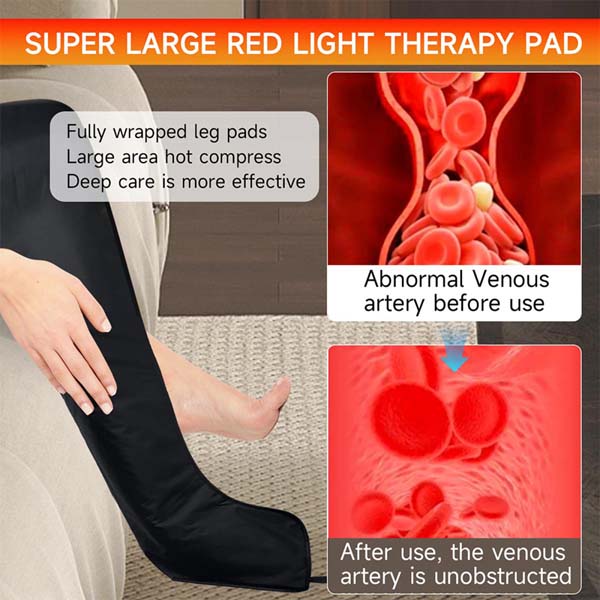 Freyara - Red & Infrared Light Therapy Leg & Foot Wrap 528 LEDs Freyara - Red & Infrared Light Therapy Leg & Foot Wrap 528 LEDs