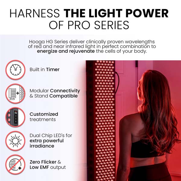 Hooga PRO4500 Red Light Therapy Panel