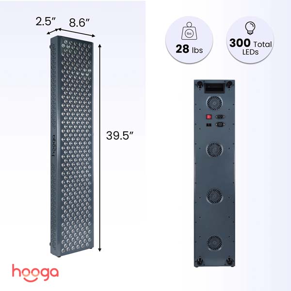 Hooga ULTRA1500 Red Light Therapy Panel