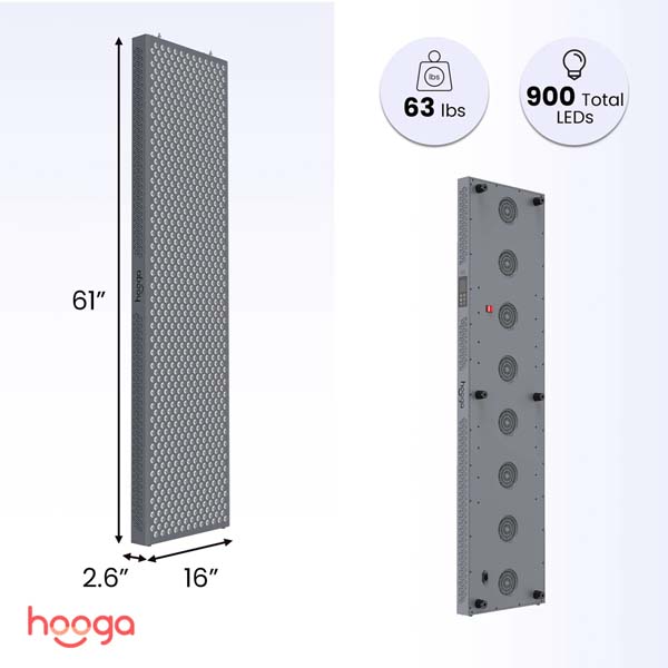 Hooga ULTRA4500 Red Light Therapy Panel