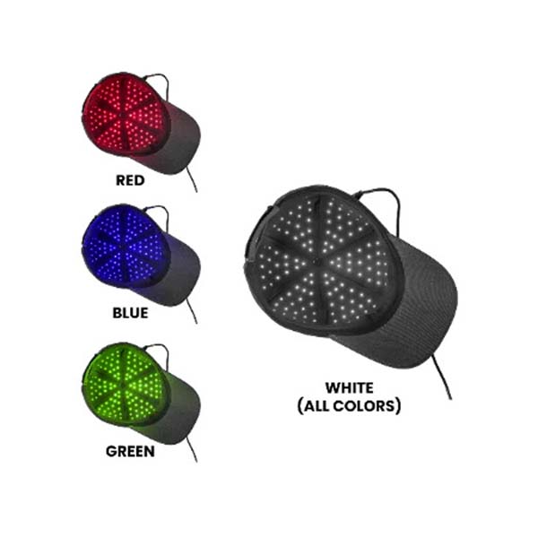 Hooga ColorWave Red Light Therapy Hat - Red, Blue, Green Light