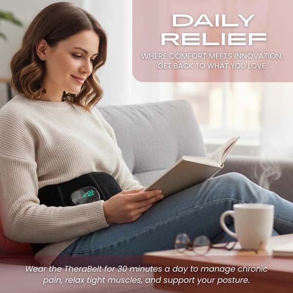 Therasage - TheraBelt Red & Infrared Light + Infrared Heat Belt