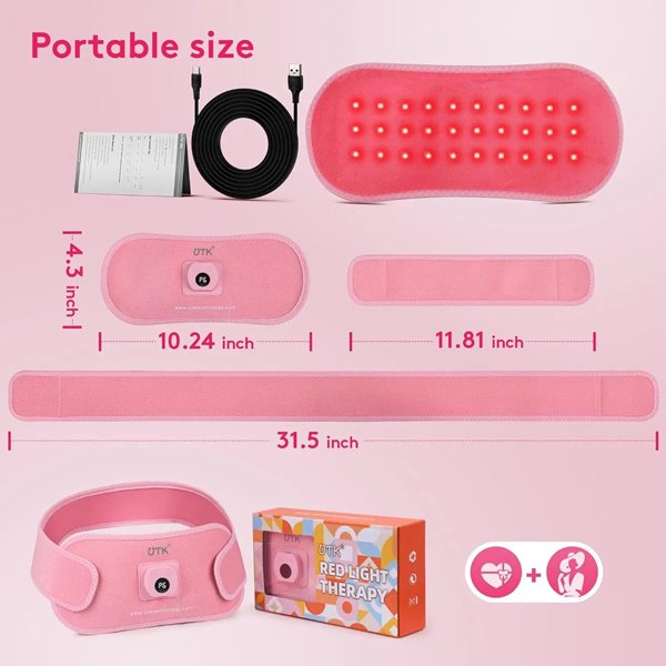 UTK Red Light & Near Infrared Light Therapy Small Pad 10x4 UTK Red Light & Near Infrared Light Therapy Small Pad 10x4