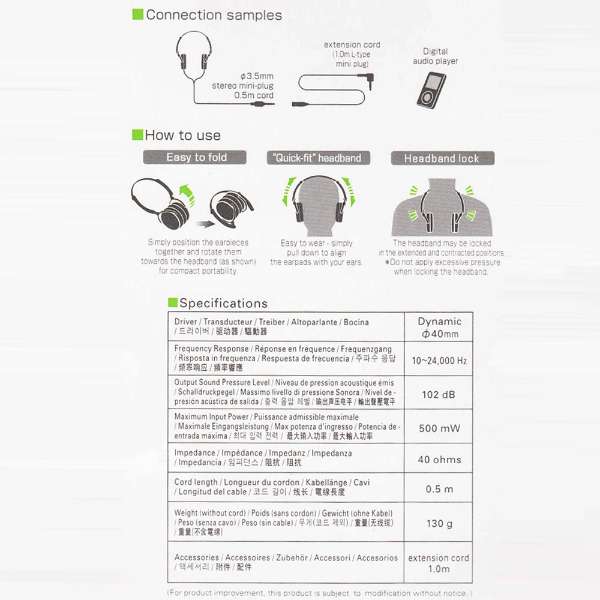 Profesional HQ Binaural Headphones