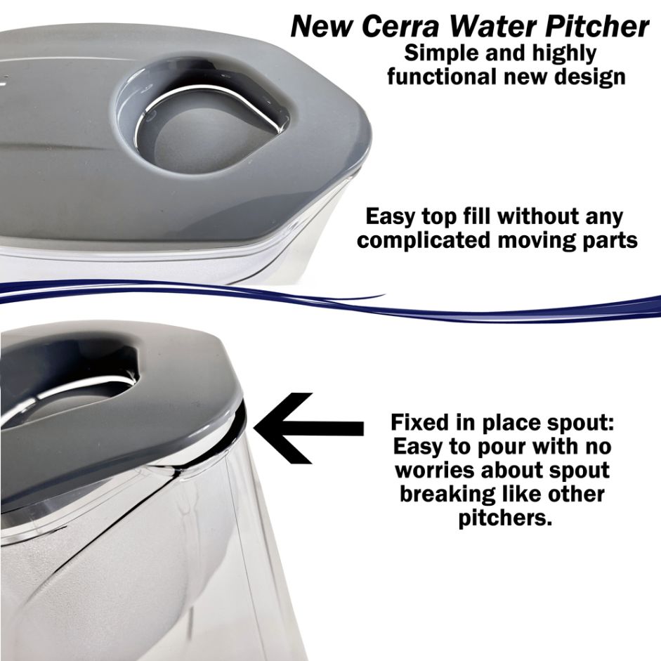 Cerra Water Alkaline Water Pitcher [New Model]