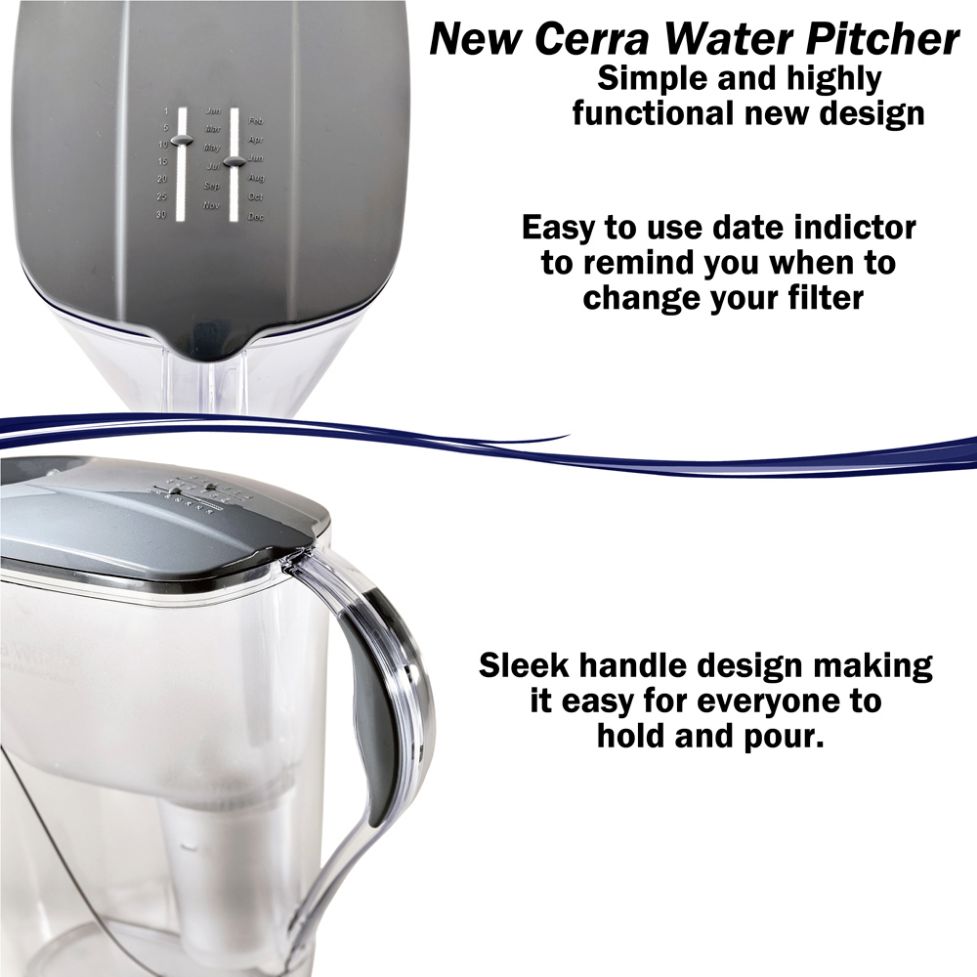 Cerra Water Alkaline Water Pitcher [New Model]