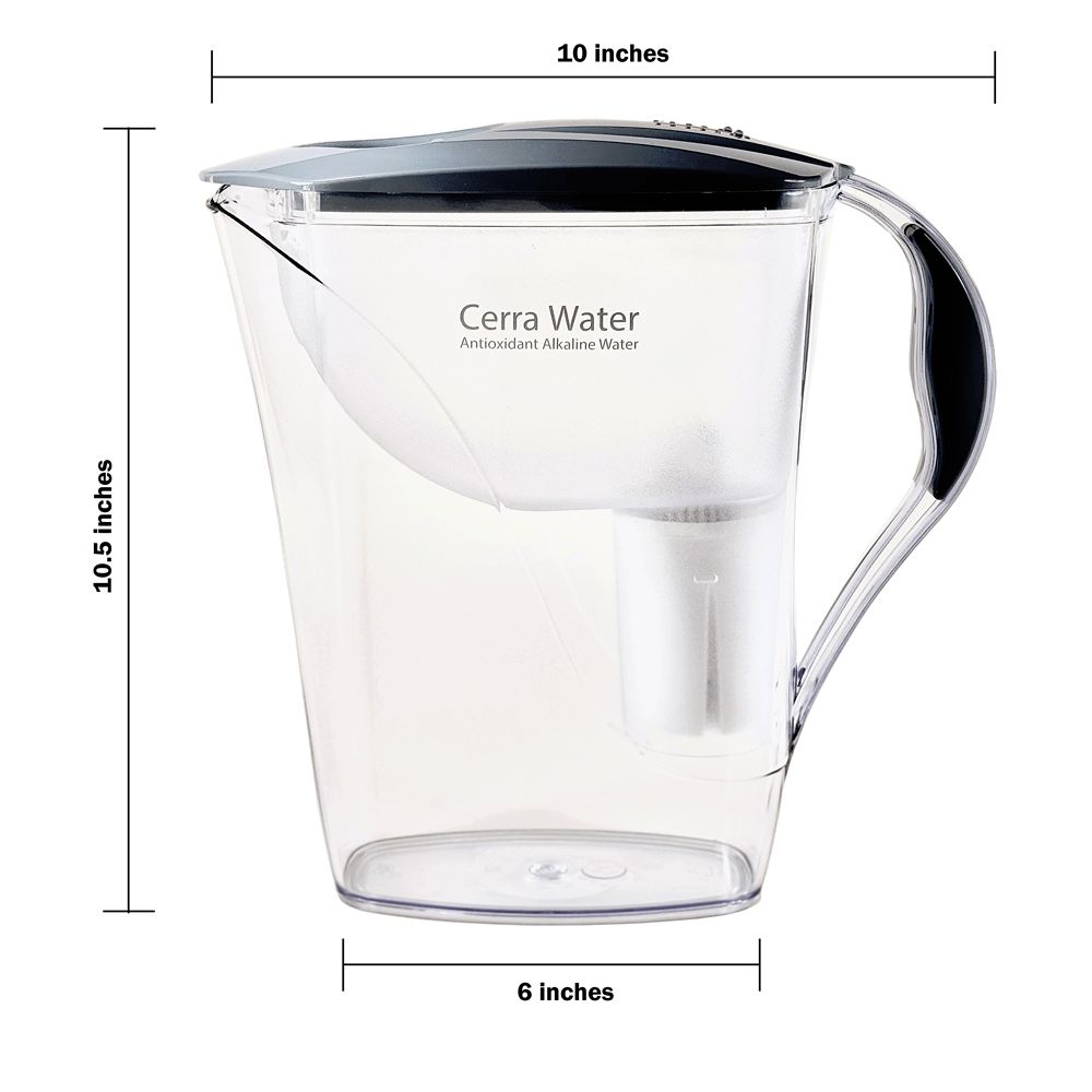 Cerra Water Alkaline Water Pitcher [New Model]