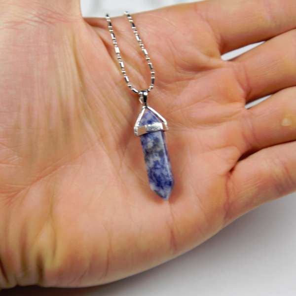 Iyashi Dumortierite Scalar Energy Crystal Pendant Iyashi Dumortierite Scalar Energy Crystal Pendant