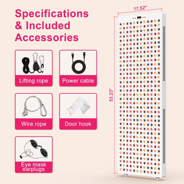 PRO2160 Red Light Therapy Panel 432LED