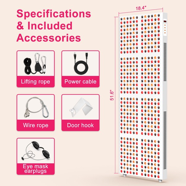 PRO2400 Red Light Therapy Panel 480LED