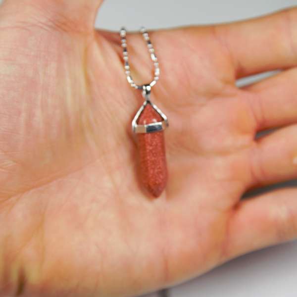 Iyashi Gold Stone Scalar Energy Crystal Pendant Iyashi Gold Stone Scalar Energy Crystal Pendant