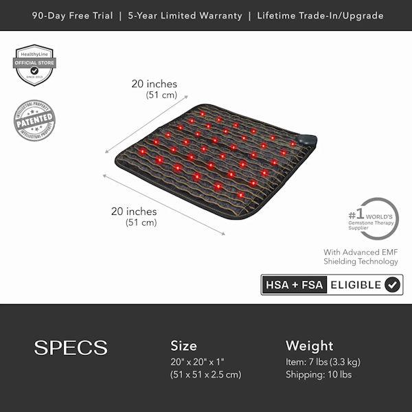 Healthyline Jet 20x20 Far Infrared PEMF Mat