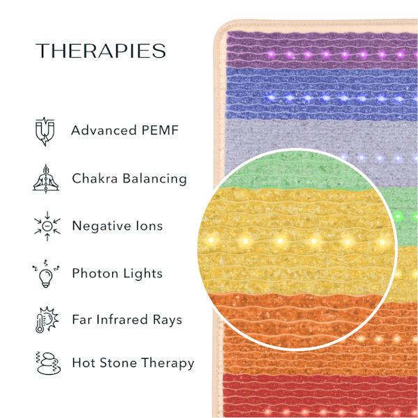 Healthyline Rainbow Chakra Mat 7428 - Infrared, PEMF Mat Healthyline Rainbow Chakra Mat 7428 - Infrared, PEMF Mat