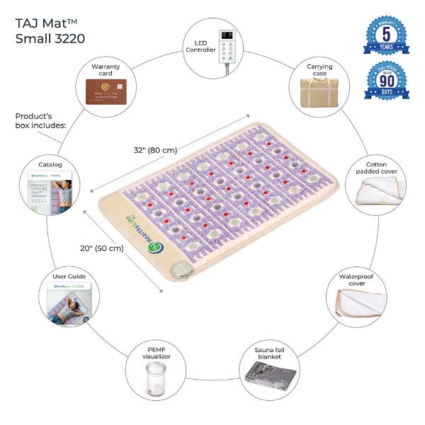 Healthyline TAJ Mat 3220 - Infrared, Red Light, PEMF Mat