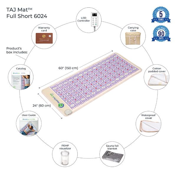 Healthyline TAJ Mat 6024 - Infrared, Red Light, PEMF Mat Healthyline TAJ Mat 6024 - Infrared, Red Light, PEMF Mat