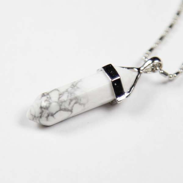Iyashi Howlite Scalar Energy Crystal Pendant Iyashi Howlite Scalar Energy Crystal Pendant
