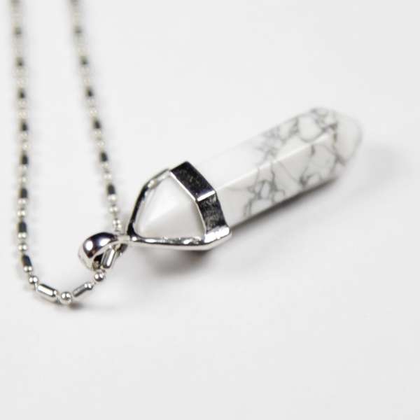 Iyashi Howlite Scalar Energy Crystal Pendant Iyashi Howlite Scalar Energy Crystal Pendant