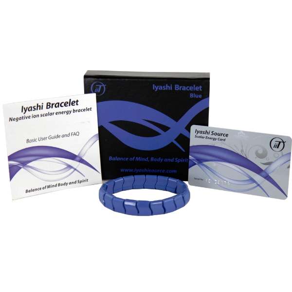Iyashi Scalar Energy Bracelet [Blue]