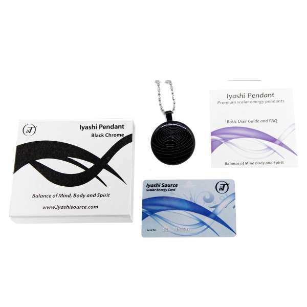 Iyashi Scalar Energy Pendant [Black]