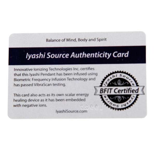 Iyashi Scalar Energy Pendant [Black]