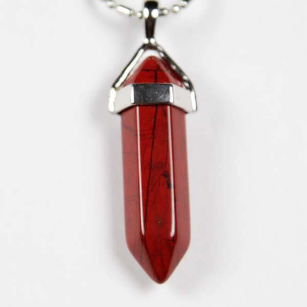 Iyashi (Red / Poppy / Kiwi) Jasper Scalar Energy Crystal Pendant Iyashi (Red / Poppy / Kiwi) Jasper Scalar Energy Crystal Pendant