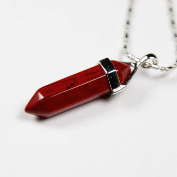 Iyashi (Red / Poppy / Kiwi) Jasper Scalar Energy Crystal Pendant Iyashi (Red / Poppy / Kiwi) Jasper Scalar Energy Crystal Pendant