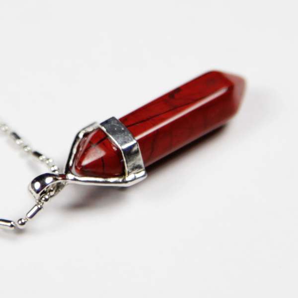 Iyashi (Red / Poppy / Kiwi) Jasper Scalar Energy Crystal Pendant Iyashi (Red / Poppy / Kiwi) Jasper Scalar Energy Crystal Pendant