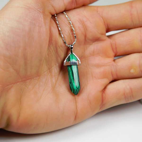 Iyashi Malachite Scalar Energy Crystal Pendant Iyashi Malachite Scalar Energy Crystal Pendant