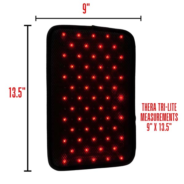 Therasage - Thera Tri-Lite Red Light & Infrared Light Pad 13.5x9