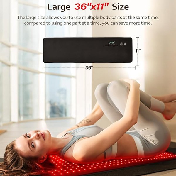 UTK Red Light & Near Infrared Light Therapy Mat/ Wrap 36x11 UTK Red Light & Near Infrared Light Therapy Mat/ Wrap 36x11