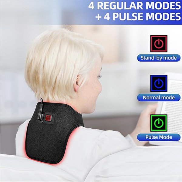 UTK Red Light, Blue Light, Near Infrared Light Therapy Neck Pad UTK Red Light, Blue Light, Near Infrared Light Therapy Neck Pad