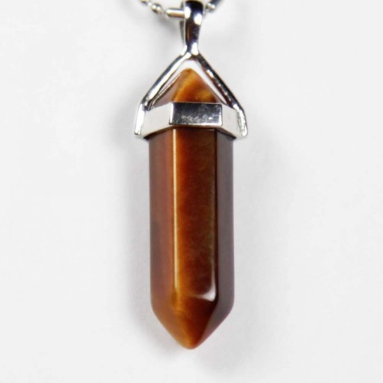 Iyashi Tigers Eye Scalar Energy Crystal Pendant - Click Image to Close