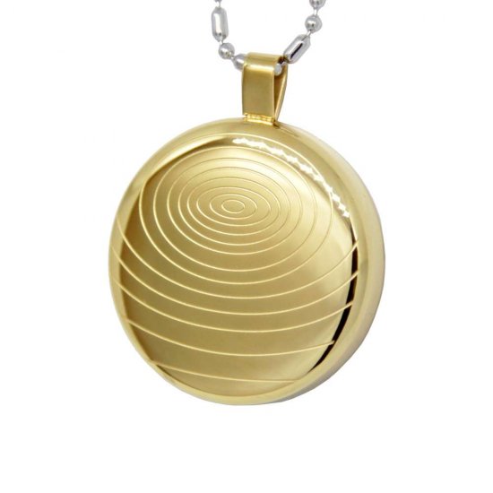 Iyashi Scalar Energy Pendant [Gold] - Click Image to Close