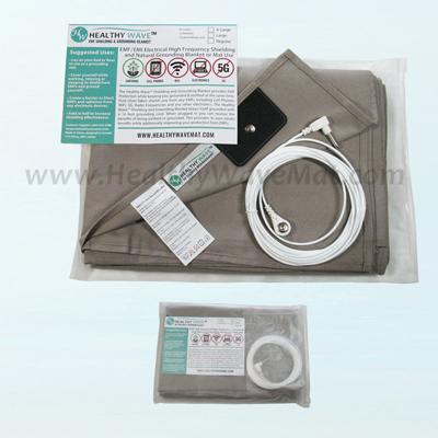 Earthing / Grounding Sheet, EMF Protection Blanket, 70"x85"